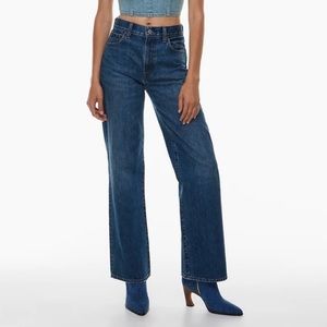 Aritzia Farrah Wide Leg Denim Forum Jean